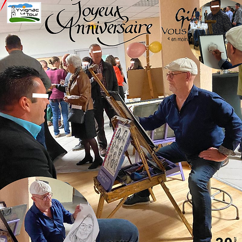 Gilles DAYOT Peintre Portraitiste Caricaturiste de BRETAGNE